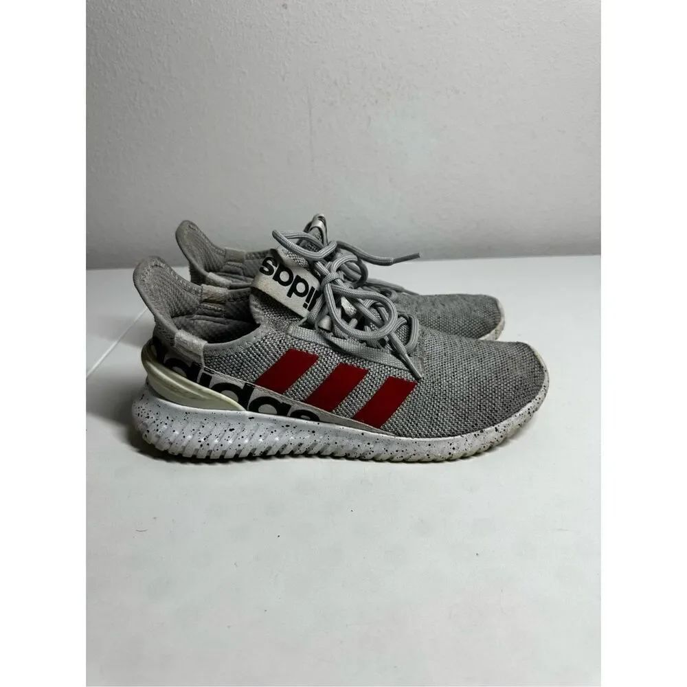 Men Adidas Kaptir 2.0 Running/Training Shoes Sneakers Grey/Red/White GW6935 Sz 9